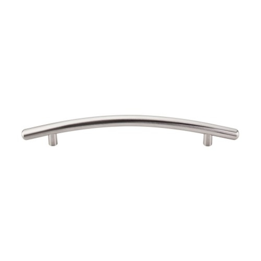 Curved Bar Pull 6 5/16" (c-c) - Brushed Satin Nickel