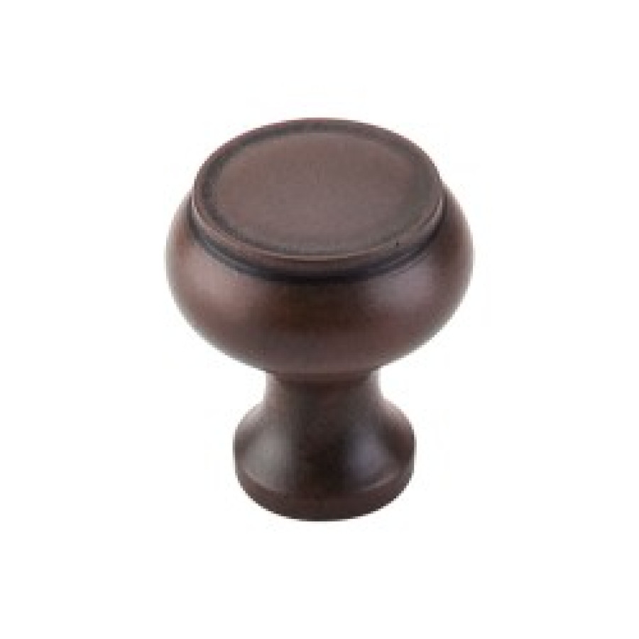 Normandy Knob 1 1/8" - Patina Rouge