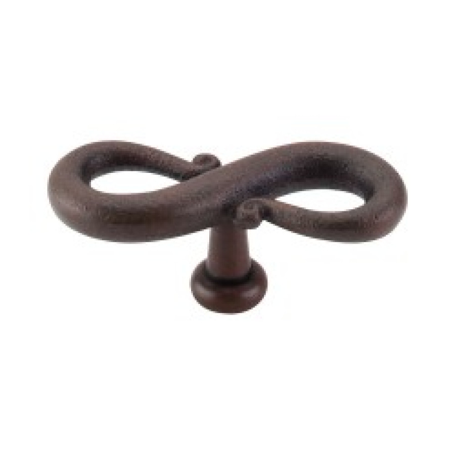 S-Shaped Knob 3 1/4" - Patina Rouge