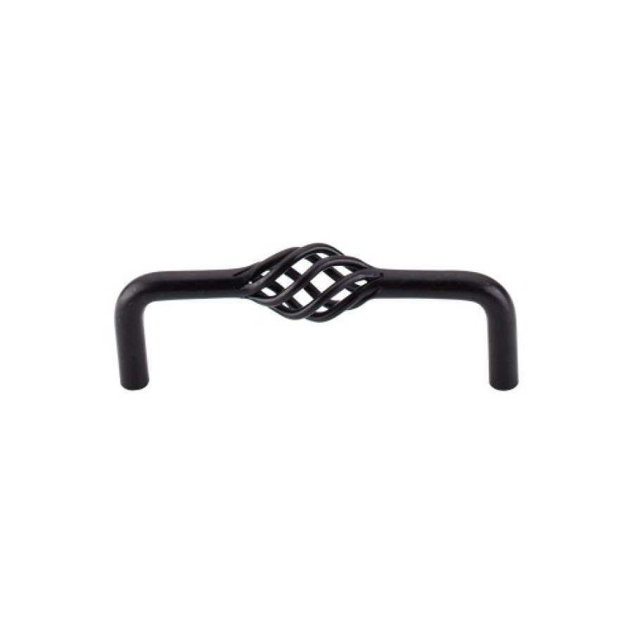 Twisted Wire D-Pull 3 3/4" (c-c) - Patina Black