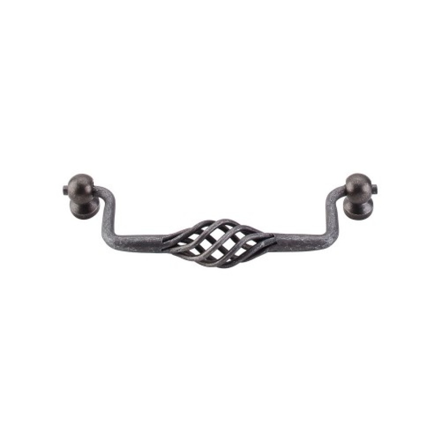 Twisted Wire Drop Pull 5 1/16" (c-c) - Pewter