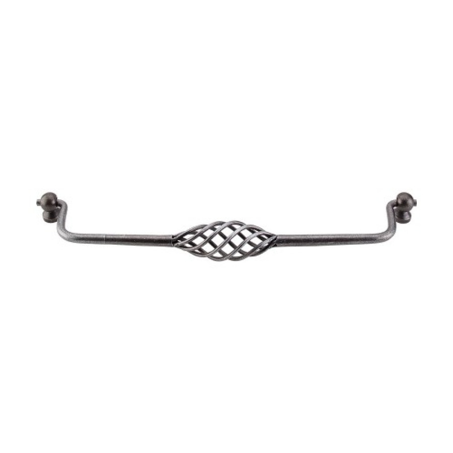 Twisted Wire Drop Pull 10 1/8" (c-c) - Pewter
