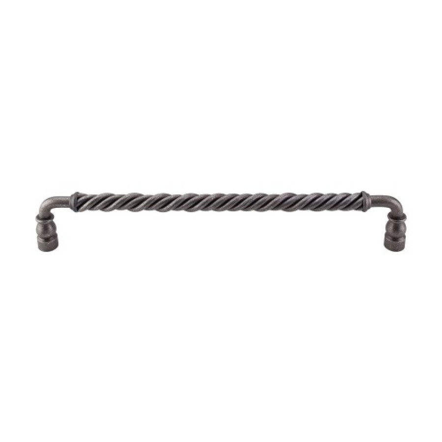 Twisted Bar Pull 12" (c-c) - Pewter