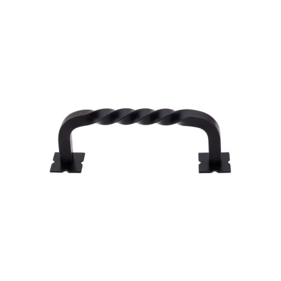 Twist D-Pull w/Backplates 3 3/4" (c-c) - Patina Black