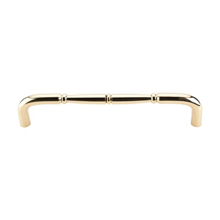 Nouveau Ring Appliance Pull 12" (c-c) - Polished Brass