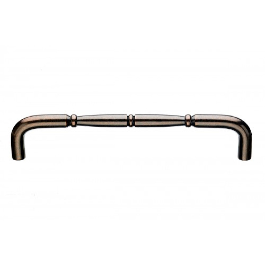 Nouveau Ring Appliance Pull 18" (c-c) - Antique Copper