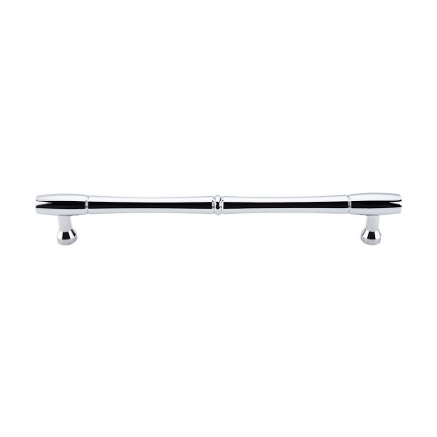 Nouveau Bamboo Appliance Pull 12" (c-c) - Polished Chrome