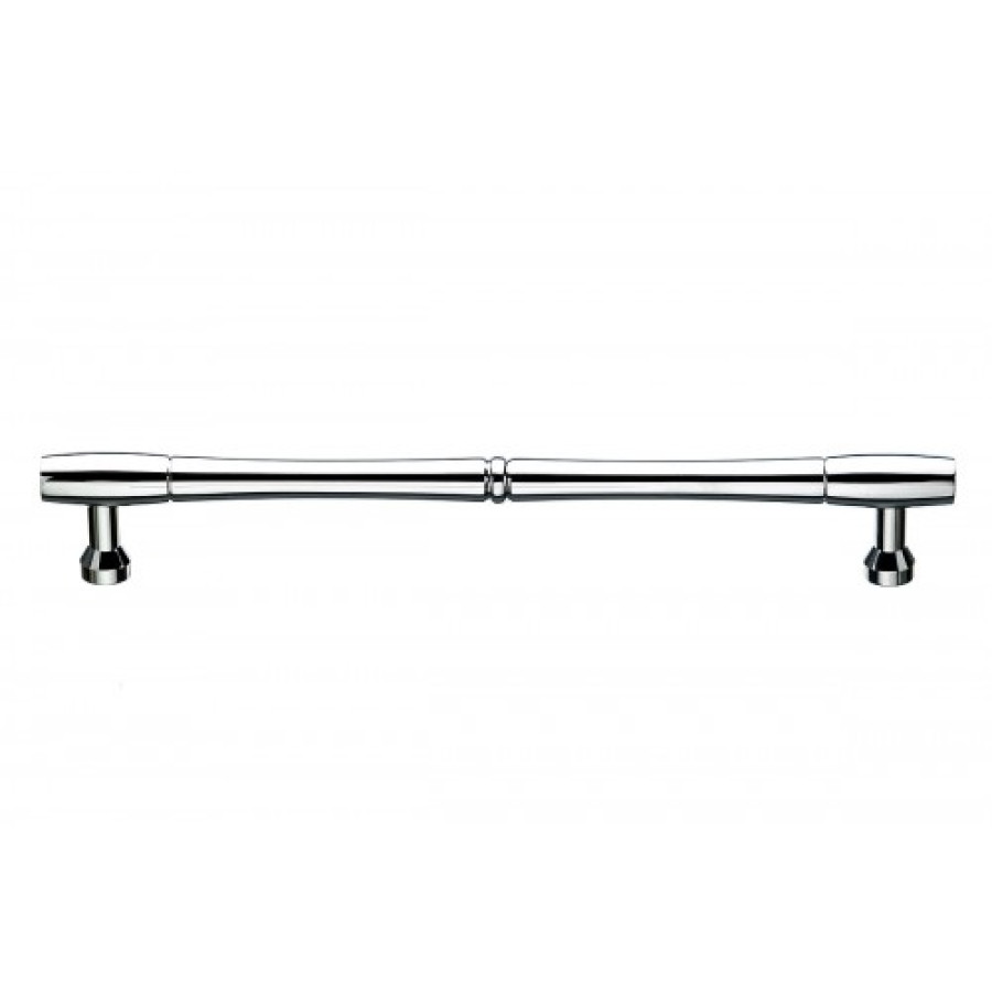 Nouveau Bamboo Appliance Pull 18" (c-c) - Polished Chrome