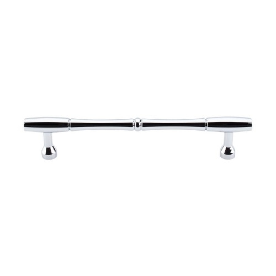 Nouveau Bamboo Pull 7" (c-c) - Polished Chrome