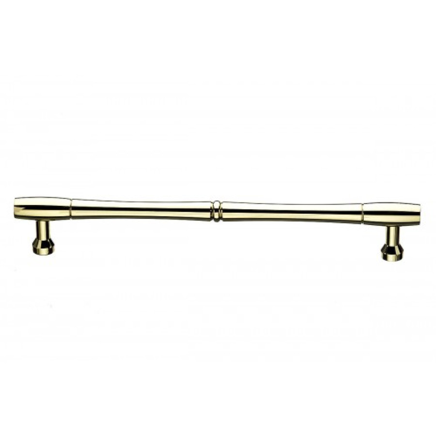 Nouveau Bamboo Appliance Pull 18" (c-c) - Polished Brass