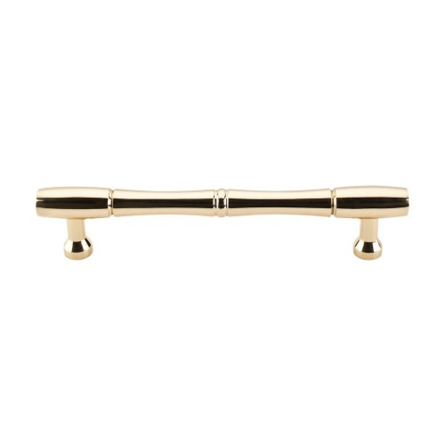 Nouveau Bamboo Appliance Pull 8" (c-c) - Polished Brass
