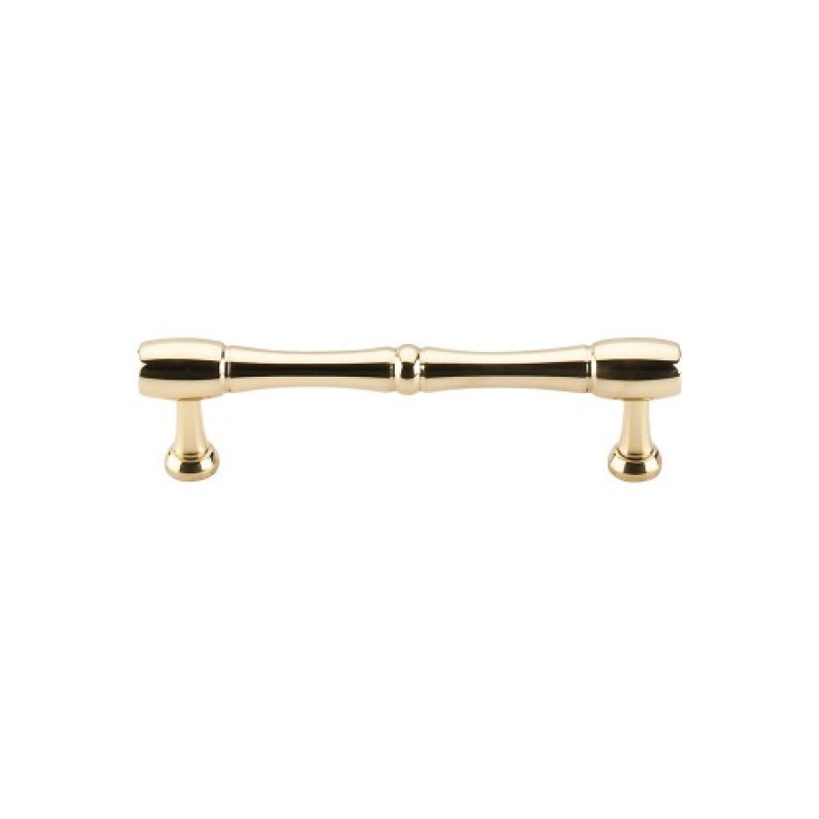 Nouveau Bamboo Pull 3 3/4" (c-c) - Polished Brass