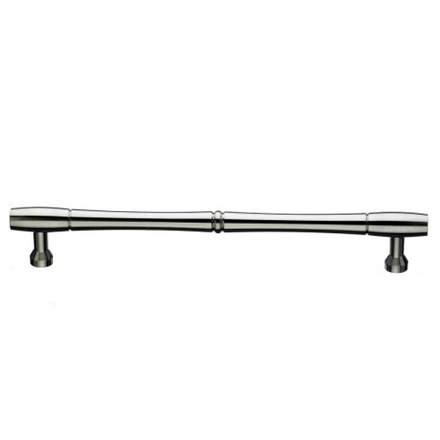 Nouveau Bamboo Appliance Pull 18" (c-c) - Brushed Satin Nickel