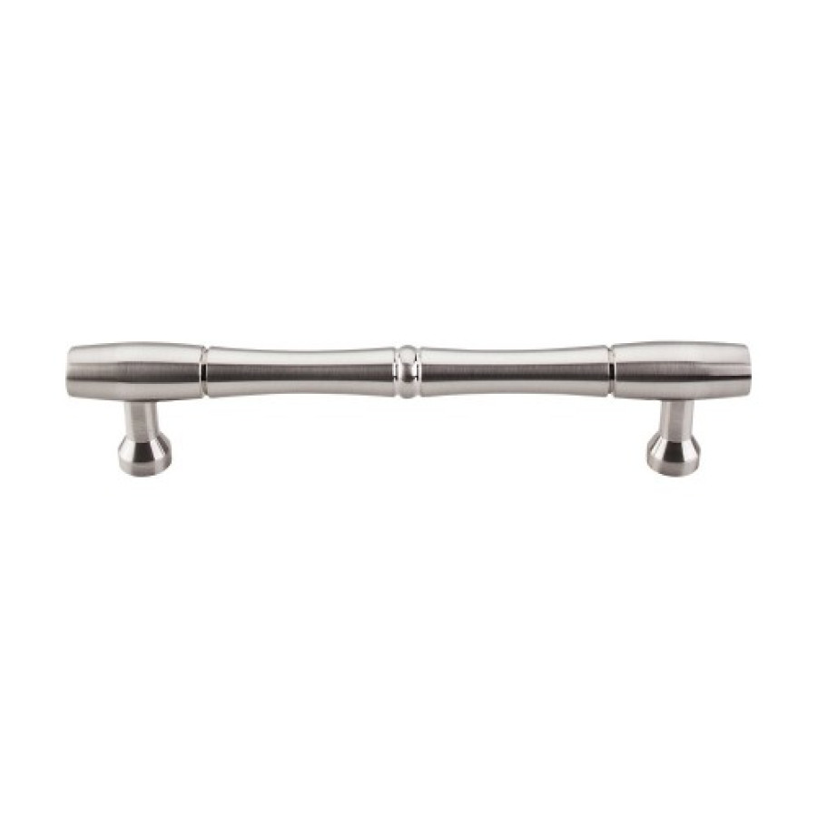 Nouveau Bamboo Appliance Pull 8" (c-c) - Brushed Satin Nickel