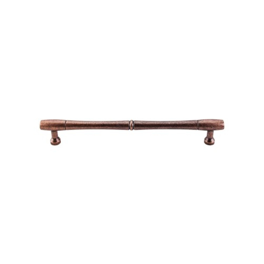 Nouveau Bamboo Appliance Pull 18" (c-c) - Antique Copper