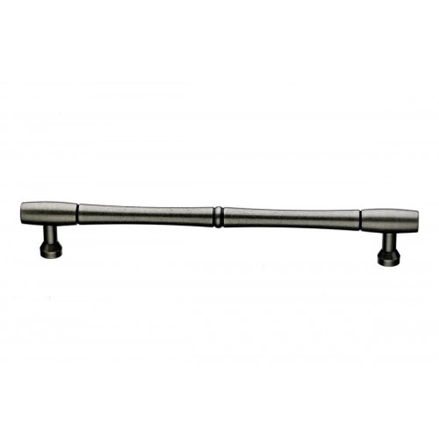 Nouveau Bamboo Appliance Pull 18" (c-c) - Pewter Antique