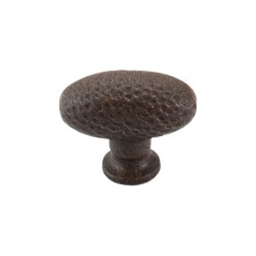Warwick Oval Knob 1 1/2" x 3/4" - Rust