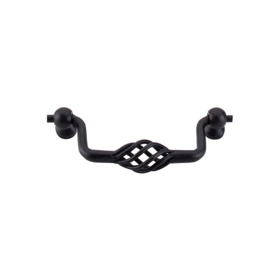 Twisted Wire Drop Pull 3 3/4" (c-c) - Patina Black