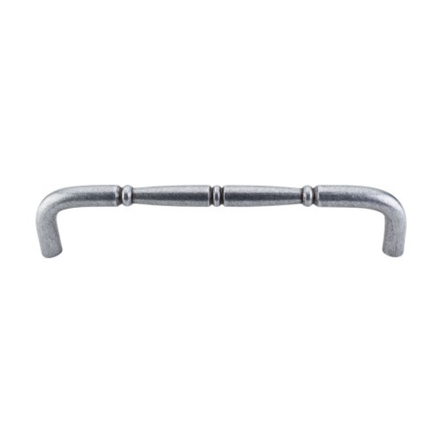 Nouveau Ring Appliance Pull 12" (c-c) - Pewter
