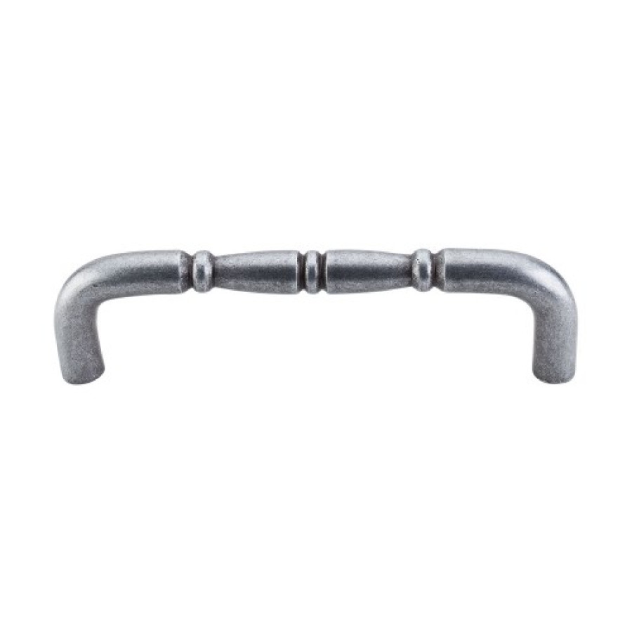Nouveau Ring Appliance Pull 8" (c-c) - Pewter