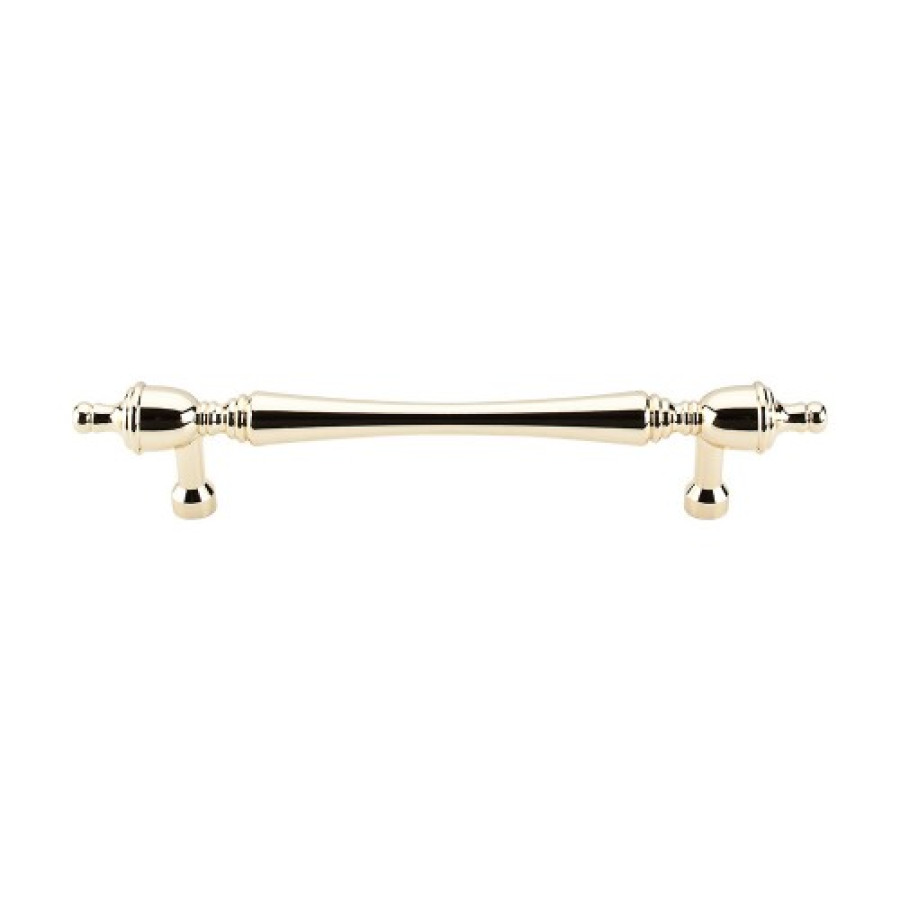 Somerset Finial Pull 7" (c-c) - Polished Brass