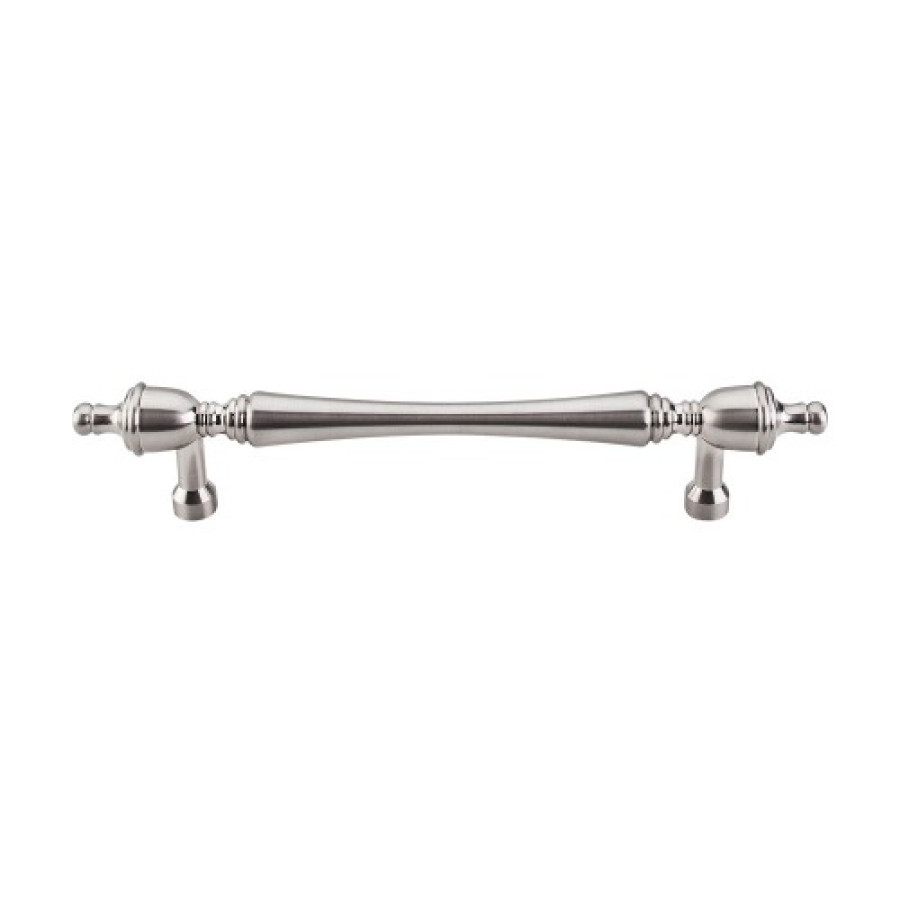 Somerset Finial Pull 7" (c-c) - Brushed Satin Nickel