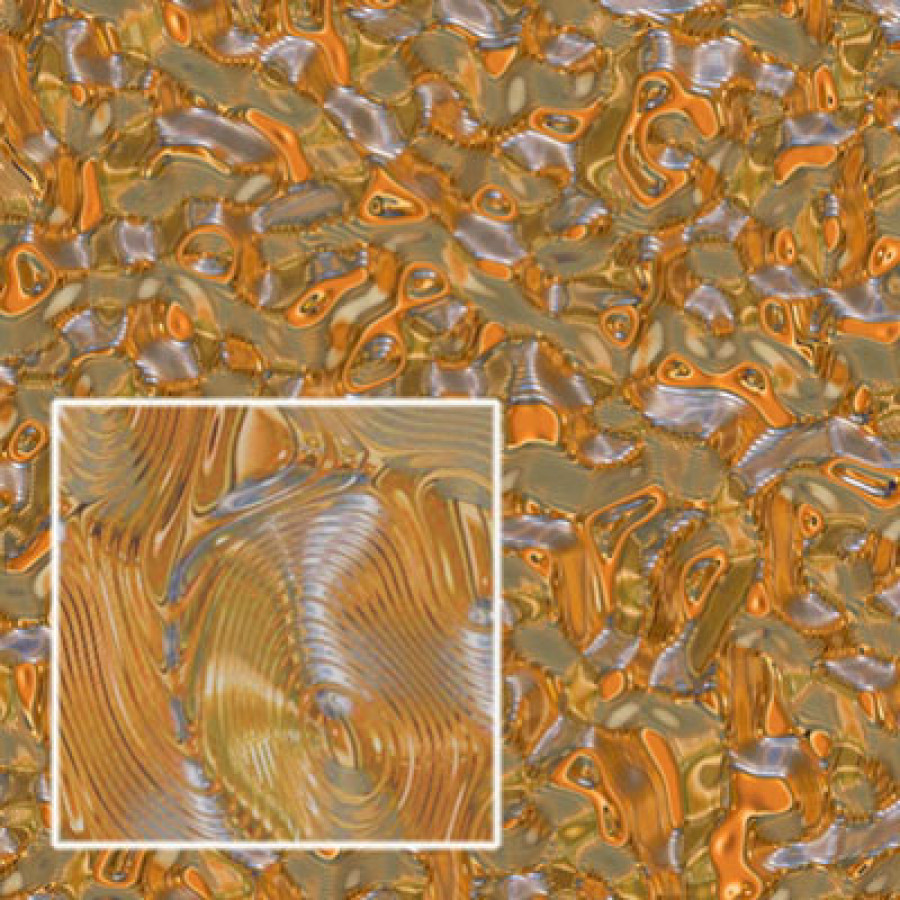 Copper Ripple Swirls