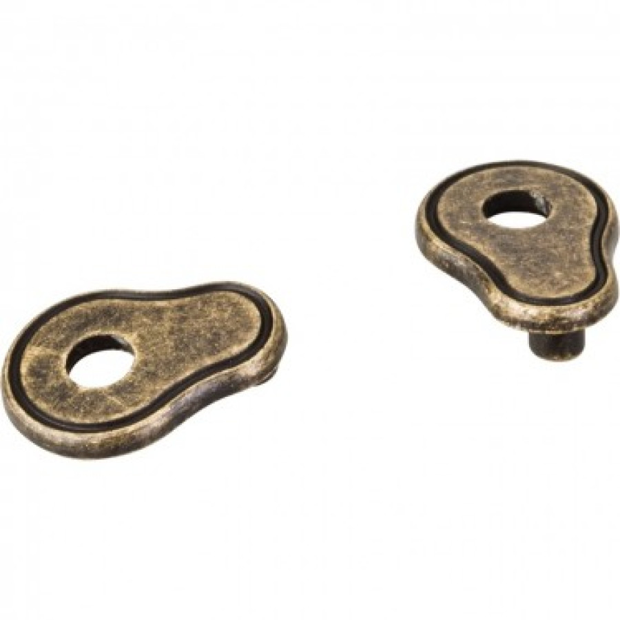 Escutcheons, Distressed Antique Brass, PE02-ABM-D
