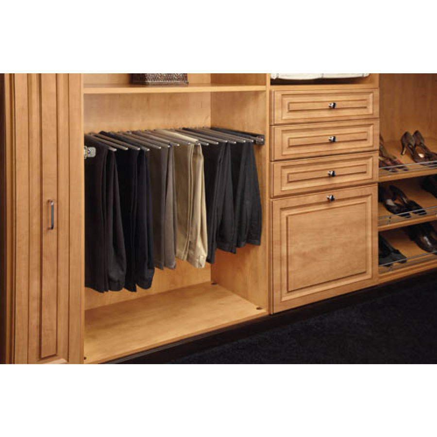 30 in. wire pants rackChromeSteel