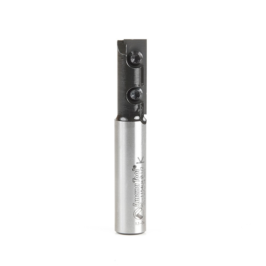 RC-1154-LH CNC Insert Straight 1-Flute x 1/2 Dia x 30mm x 1/2 Inch Shank L/H