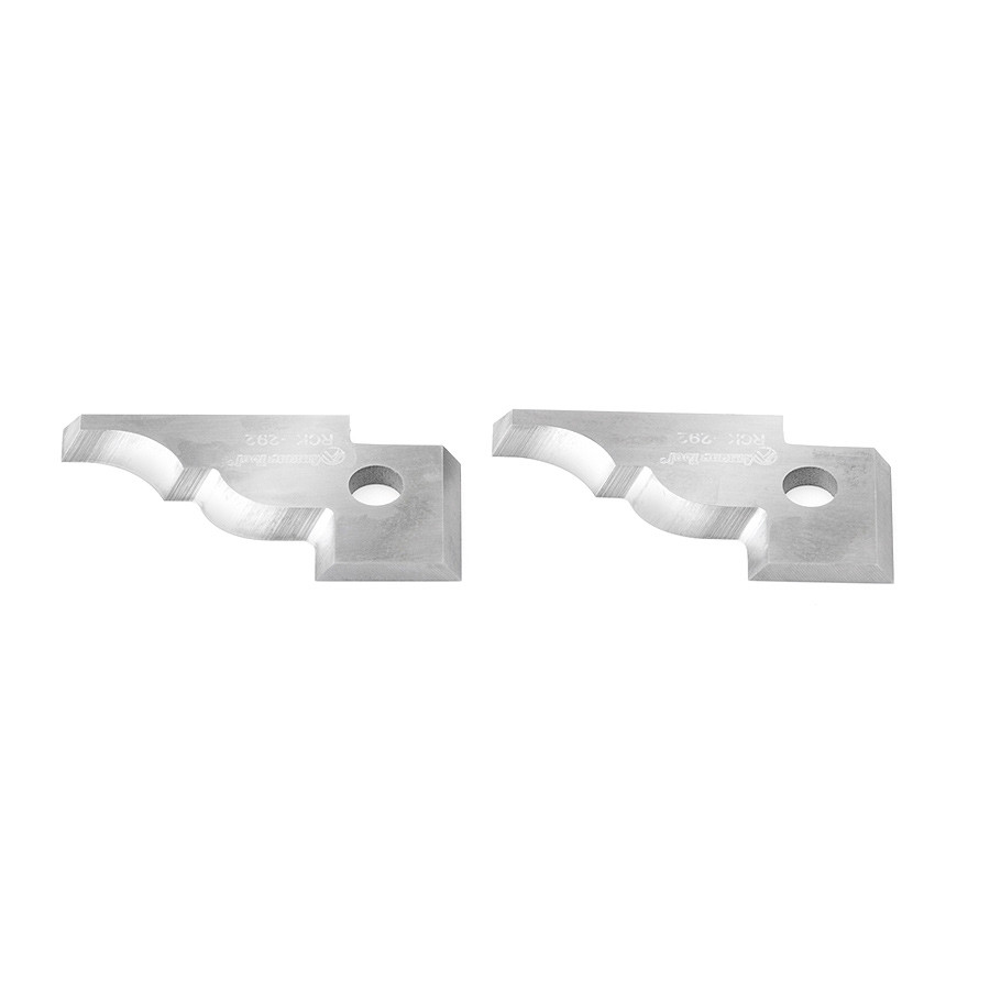 RCK-292 Pair of RCK-291 Solid Carbide Bead & Cove Insert Knives for Insert Profile-Counter Set