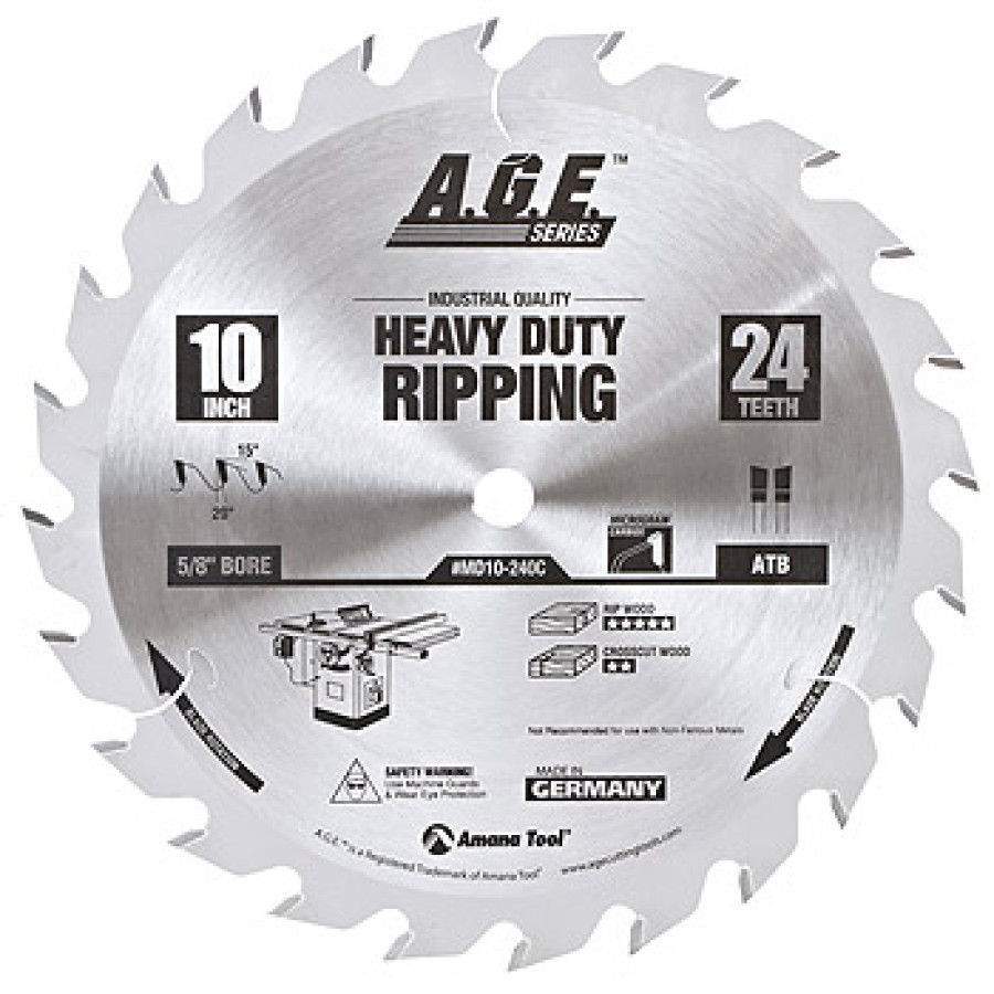 Heavy-Duty Ripping Saw Blades MD10-240-30