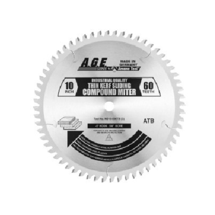 Thin Kerf Sliding Compound Miter & Radial Arm Saw Blades MD10-606TB