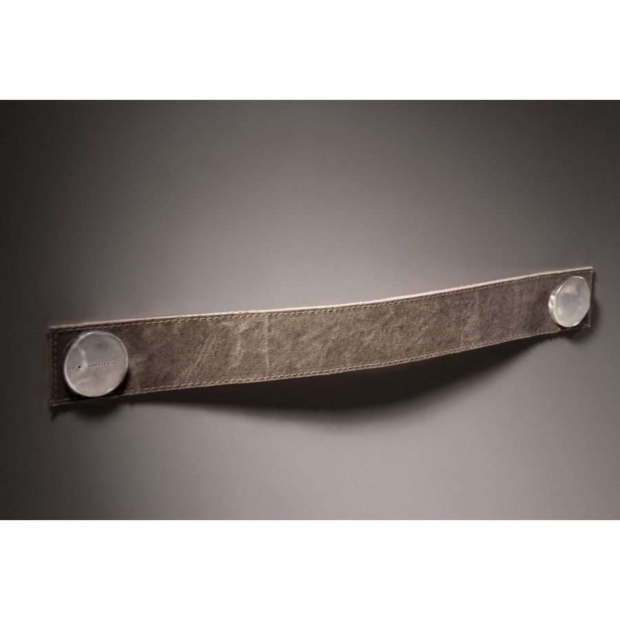ZP1295-102, Garage Handle Centers 21 7/16"Brown Leather