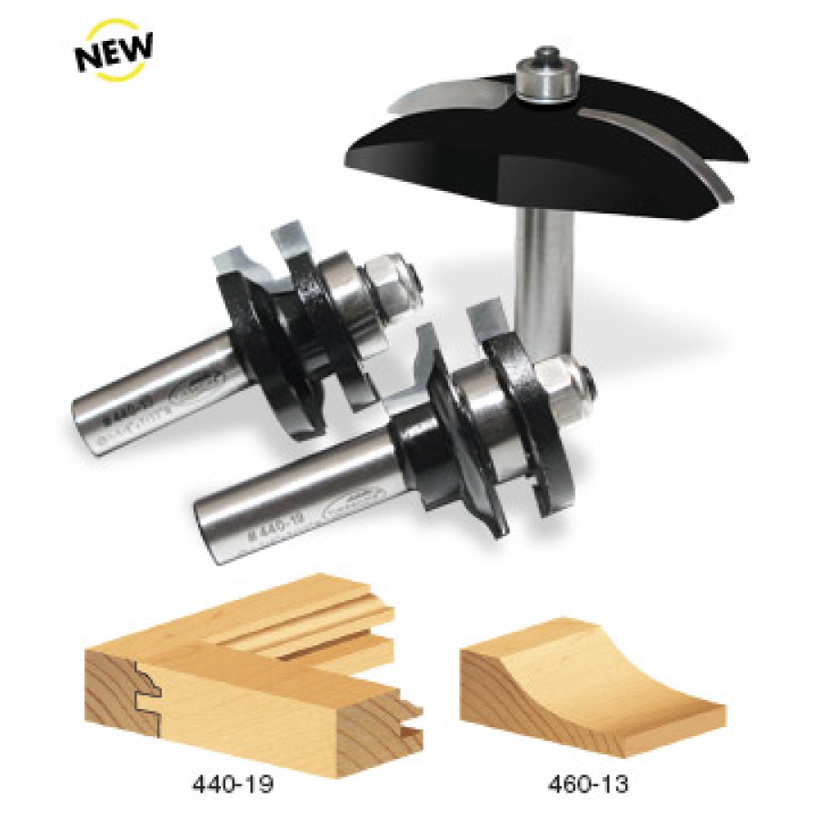 TRS-280 3-Piece Cove Raised Panel Door Making Set