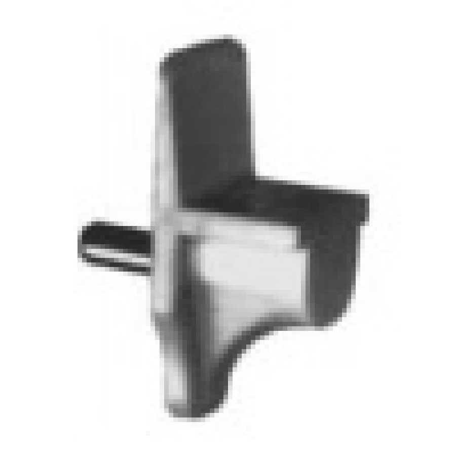 High-Back Shelf Support  Clear