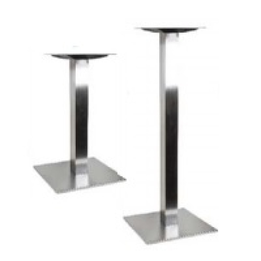 BAR HEIGHT BASES Table Base 17", Square