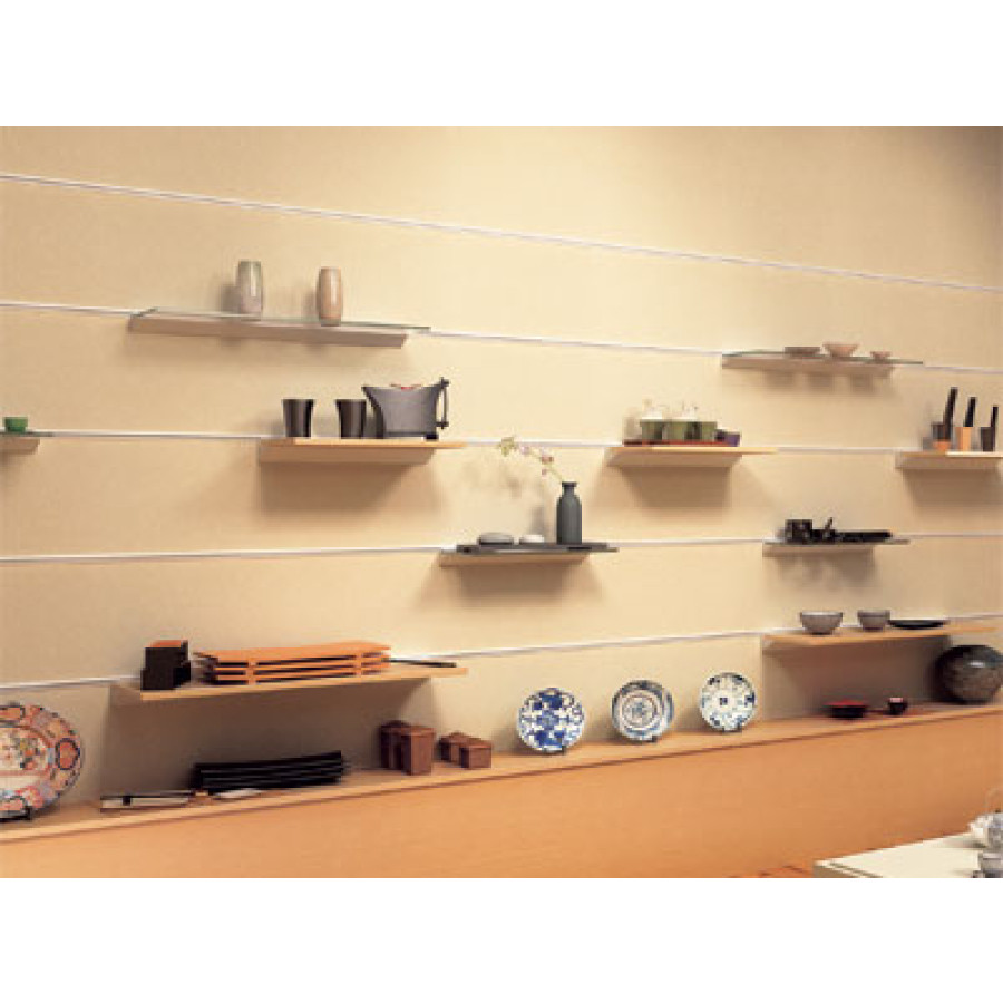 LEVEL ADJUSTABLE WALL SHELVING SYSTEM, VT-DS-A1820