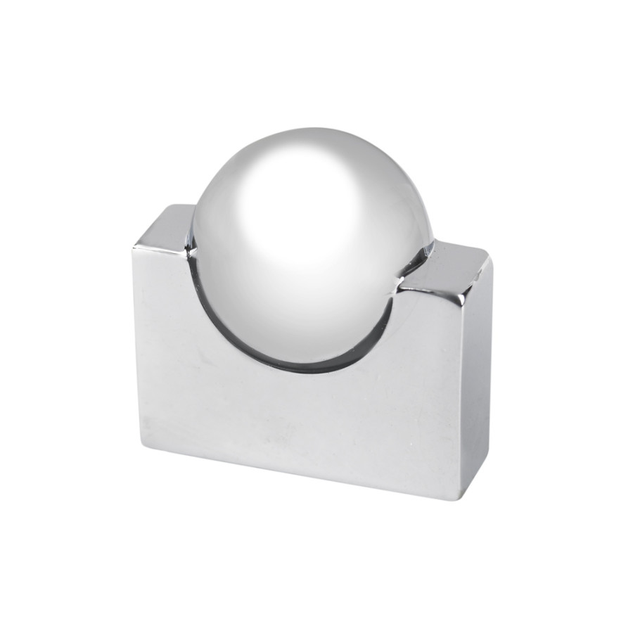 KNOB WITH CENTER BALL CHROME