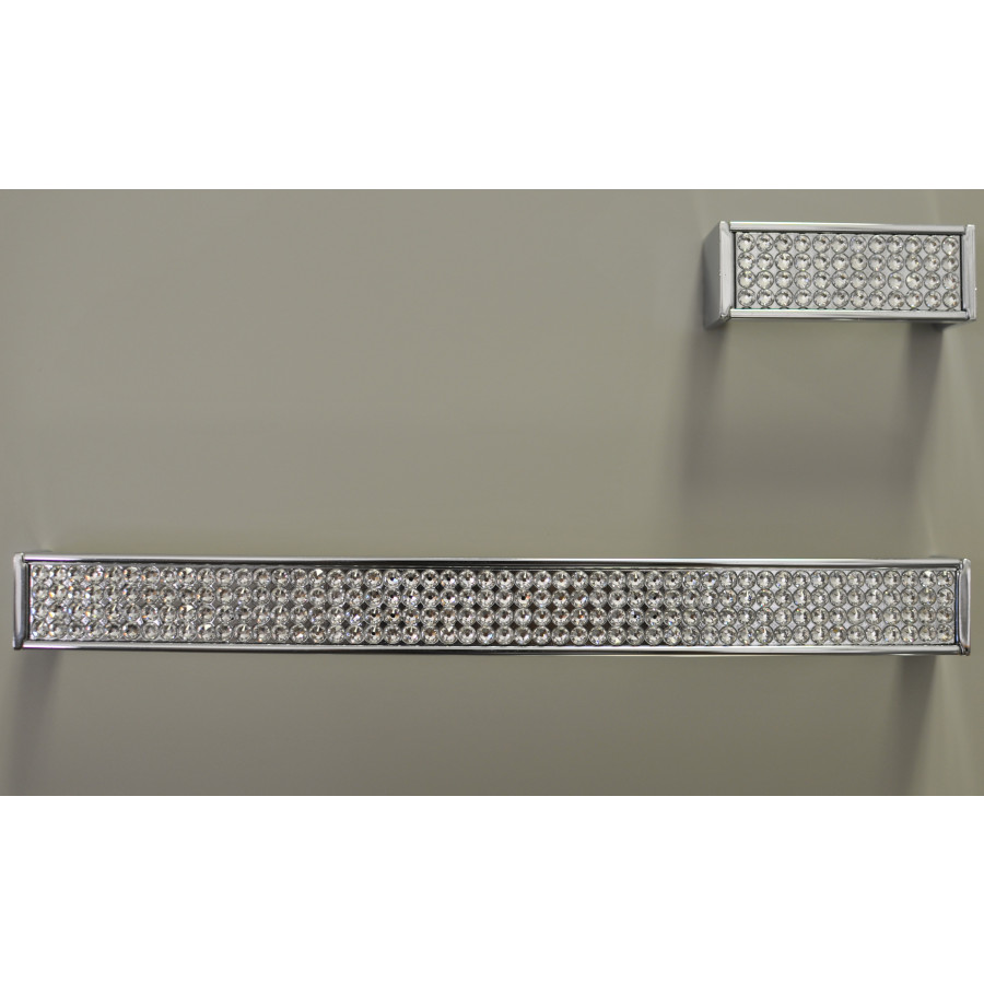 ZP1952-122, Laminatto Knob 2 1/2" Chrome Diamond