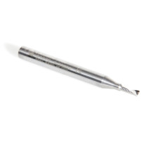 51370 Metric Solid Carbide CNC Spiral 'O' Single Flute, Aluminum Cutting 1.5 Dia x 4 x 3 Shank x 30mm Long Up-Cut Router Bit