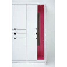 Pullout Closet MirrorSatin NickelSteel