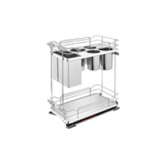 Knife Block Base Organizer w/Soft-Close for 15 in. Base Cabinet