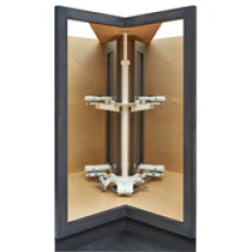 Collapsable Lazy Susan Hardware for Face Frame Inset Cabinets