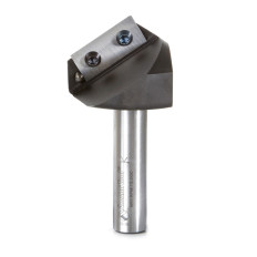 RC-1175 V-Groove 110 Deg. Double Edge Folding for Shaping Composite Panels 2mm Tip Width x 37/64 x 1-47/64 Dia. x 1/2 Inch Shank Solid Carbide Insert Knife