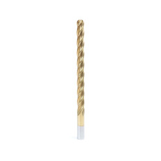 HSS1204 High Speed Steel (HSS) Foam Cutting Ball End Extended Reach 1/4 Radius x 1/2 Dia x 6 x 8 Long x 1/2 Shank CNC 4-Flute Spiral Up-Cut Router Bit TiN Coated