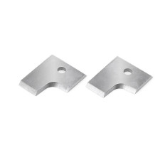 RCK-282 Pair of Solid Carbide Insert Knives 3mm Radius for Double Rounding & Chamfering System RC-2202