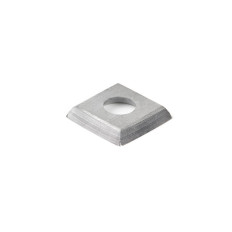 RCK-13 Solid Carbide 4 Cutting Edges with Radius and Rounded Edges Insert Replacement Knife, General Purpose, 15 x 15 x 2.5mm