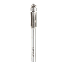 MR0105 Carbide Tipped Miniature Flush Trim 3/16 Dia x 7/16 x 1/8 Inch Shank with Mini 3/16 Dia Lower Ball Bearing