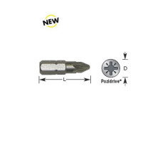 608-672 PoziDrive® Insert Screw Bits